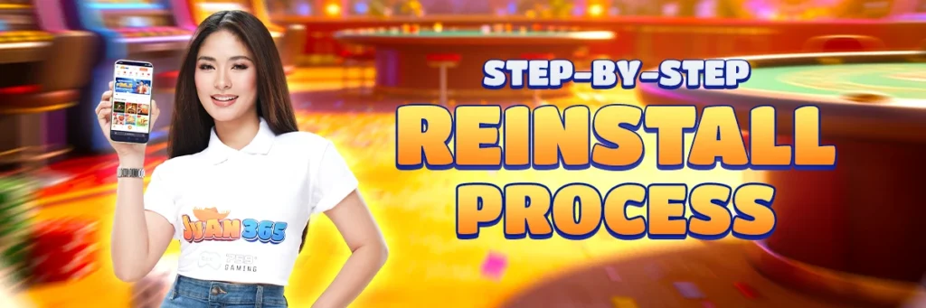 image of step-by-step reinstall process