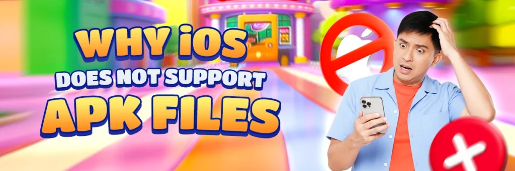 image of why ios does not support apk files